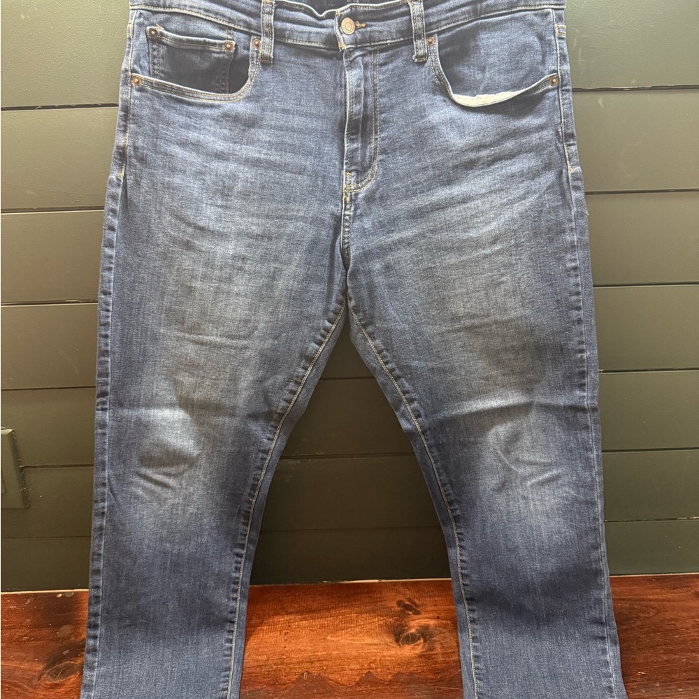 Lucky Brand 412 Athletic Slim Men's Classic Indigo Jeans (Actual Fit 36x28)